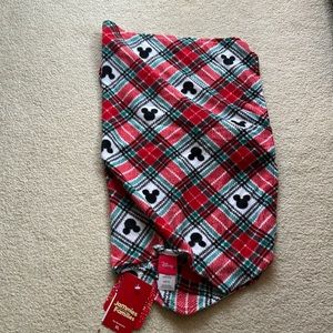 Dog Disney holiday flannel size XL